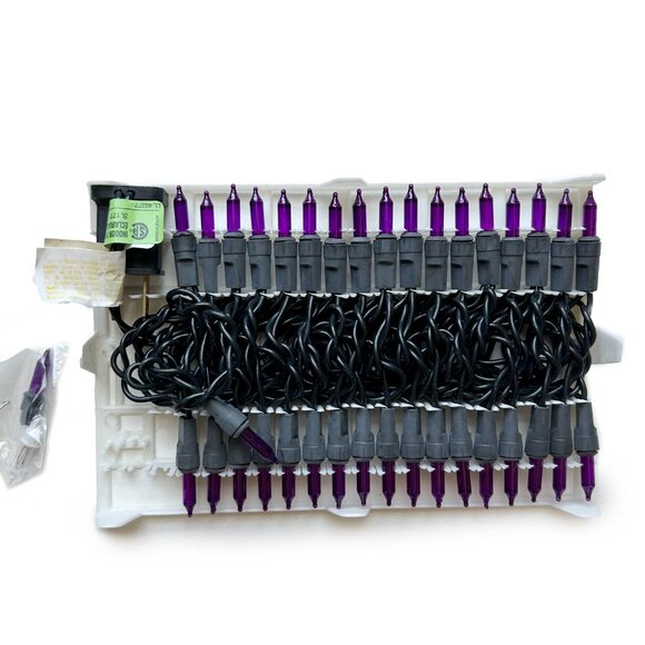Vintage Halloween Purple Lights - Picture 2 of 4